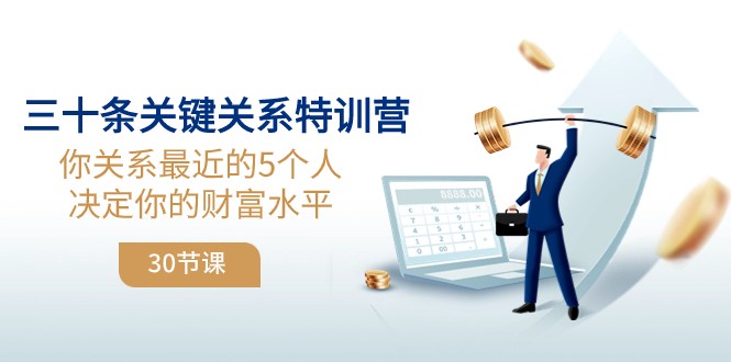 三十条关键关系特训营：你关系最近的5个人决定你的财富水平-旺铺专家