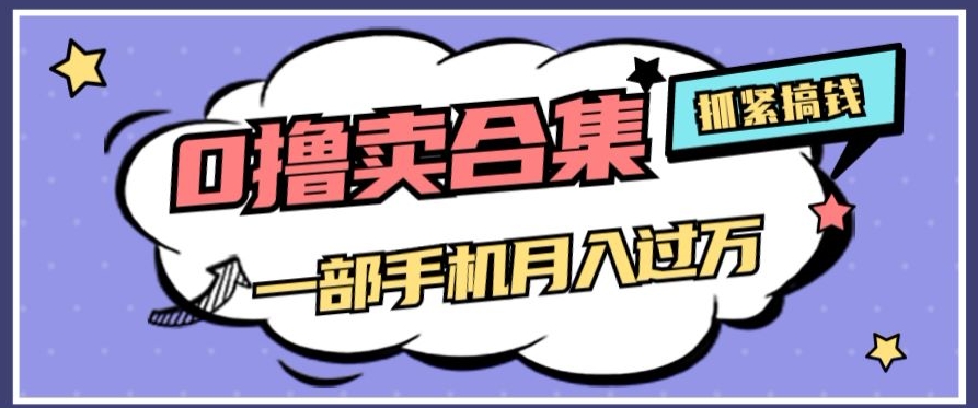 0撸项目月入过万，售卖全套ai工具合集，一单29.9元，一部手机即可【揭秘】-旺铺专家
