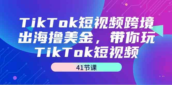 TikTok短视频跨境出海撸美金，带你玩TikTok短视频（35节课）-旺铺专家