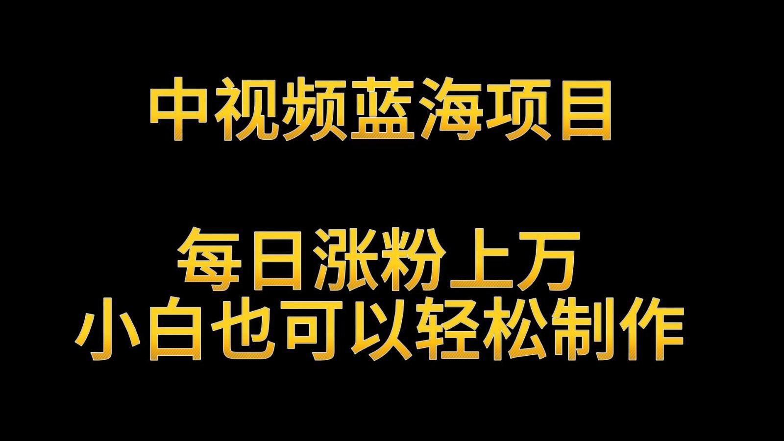 中视频蓝海项目，解读英雄人物生平，每日涨粉上万，小白也可以轻松制作，月入过万-旺铺专家