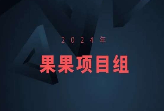 2024年果果项目组项目合集-果果最新项目-旺铺专家