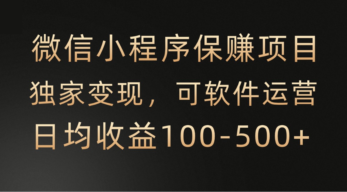 腾讯官方项目，可软件自动运营，稳定有保障，时间自由，永久售后，日均收益100-500+-旺铺专家