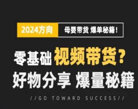 短视频母婴赛道实操流量训练营，零基础视频带货，好物分享，爆量秘籍-旺铺专家