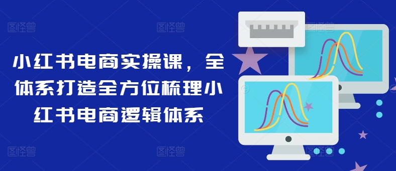 小红书电商实操课，全体系打造全方位梳理小红书电商逻辑体系-旺铺专家