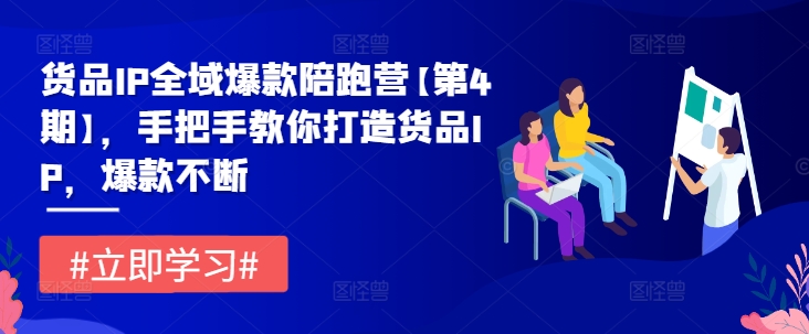 货品IP全域爆款陪跑营【第4期】，手把手教你打造货品IP，爆款不断-旺铺专家