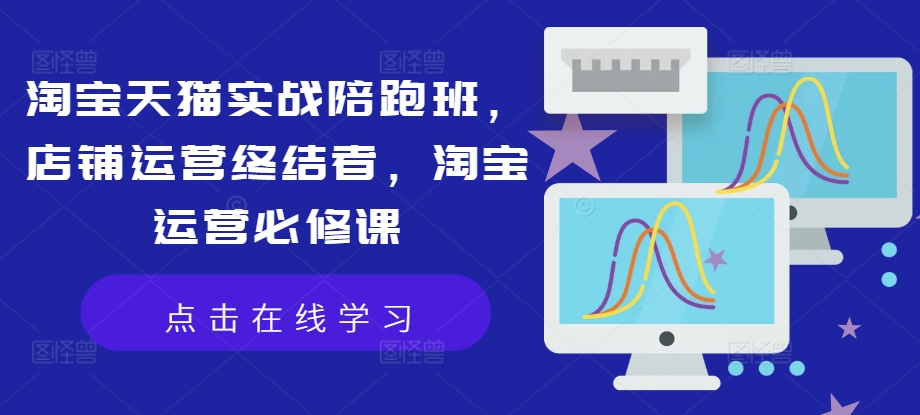 淘宝天猫实战陪跑班，店铺运营终结者，淘宝运营必修课-旺铺专家