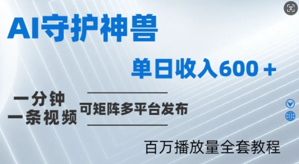 制作各省守护神，100多W播放量的视频只需要1分钟就能完成-旺铺专家