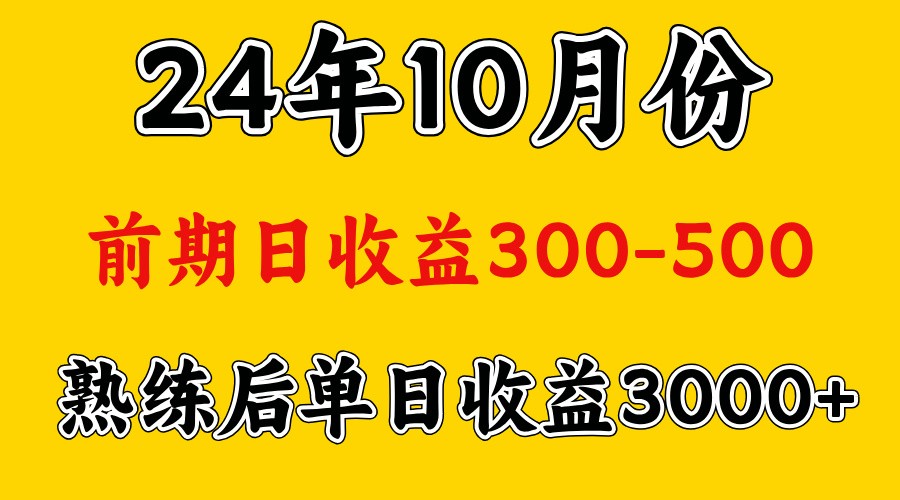 高手是怎么赚钱的.前期日收益500+熟练后日收益3000左右-旺铺专家
