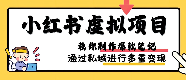 小红书虚拟项目实战，爆款笔记制作，矩阵放大玩法分享-旺铺专家