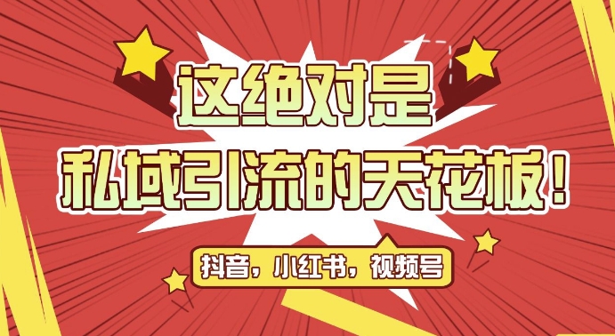 最新首发全平台引流玩法，公域引流私域玩法，轻松获客500+，附引流脚本，克隆截流自热玩法-旺铺专家