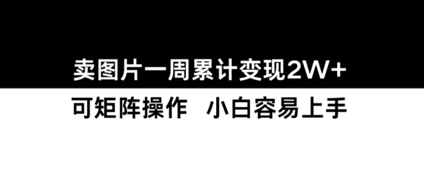 小红书【卖图片】一周累计变现2W+小白易上手-旺铺专家