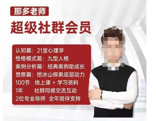 那多老师超级社群会员：开启自我探索之路，提升内在力量-旺铺专家