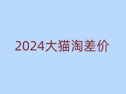 2024版大猫淘差价课程，新手也能学的无货源电商课程-旺铺专家