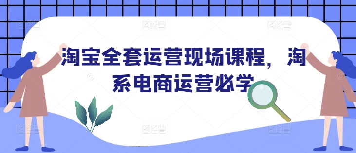 淘宝全套运营现场课程，淘系电商运营必学-旺铺专家